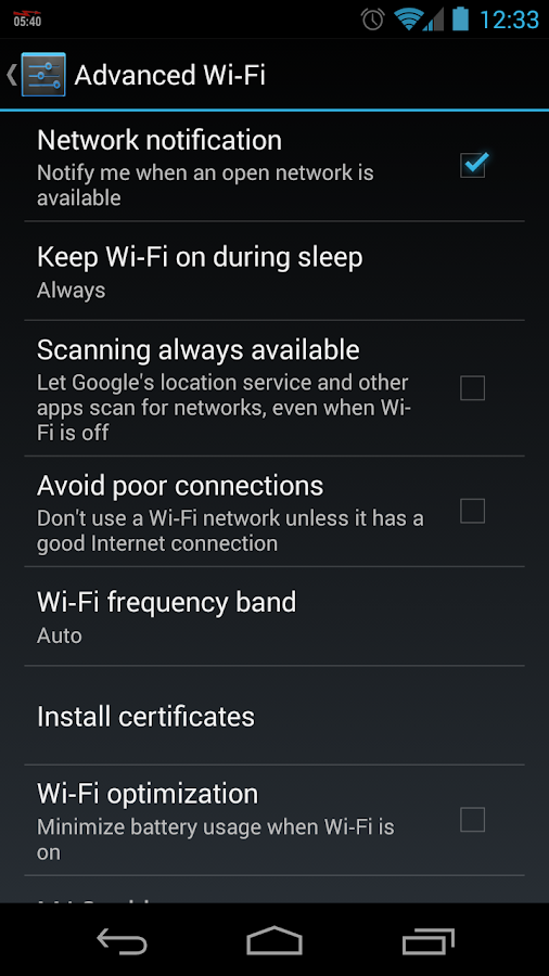 WiFi Tether Router - screenshot