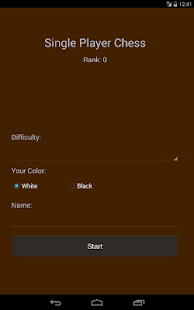 Single Player Chess Screenshots 1