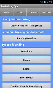 Funding &amp; Fundraising Ideas Business app for Android Preview 1
