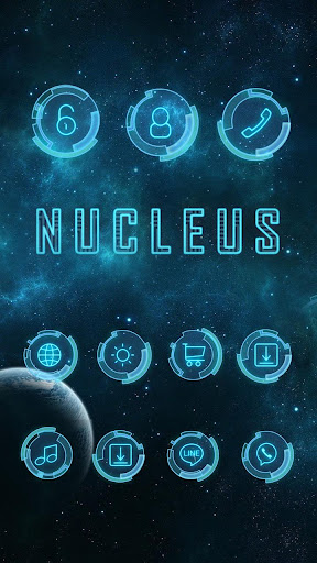 Nucleus GO Launcher Theme