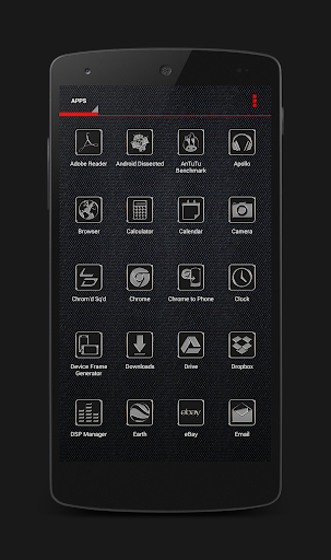 【免費個人化App】Chrom'd Sq'd Icons-APP點子