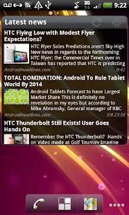 Pure news widget (scrollable) - screenshot thumbnail