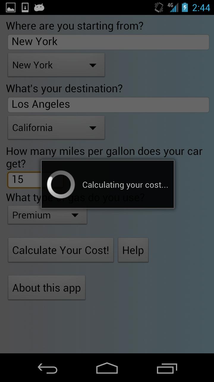 Trip Cost Finder &amp; Calculator+ Screen 3