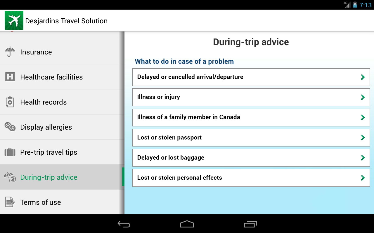 Desjardins Travel Solution Android Apps on Google Play