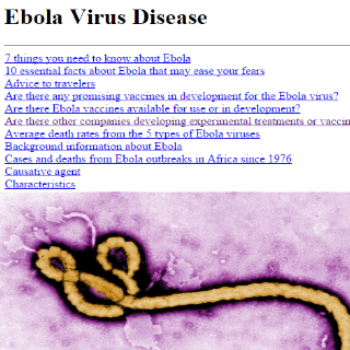 Ebola Virus Disease Facts