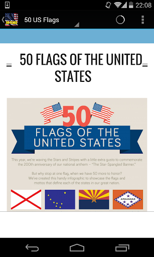 50 United States Flags