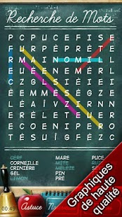 Capture d'ecran de l'application Android Free Word Search Puzzles