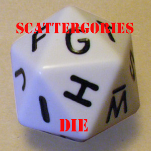 Scattergories Die 1