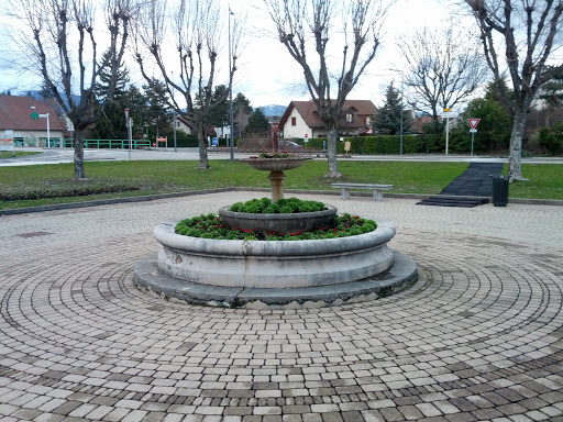 Fountain in Prévessin