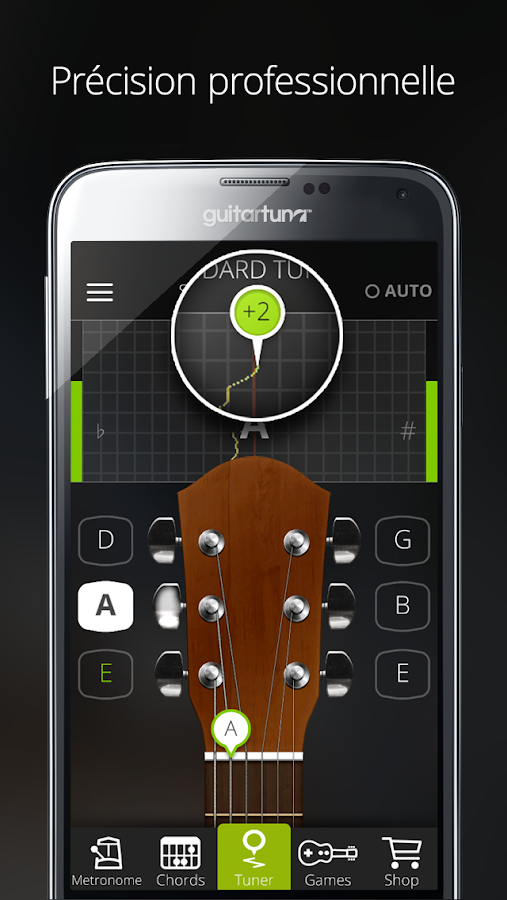 Accordeur Guitares GuitarTuna Applications Android sur Google Play