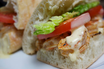 Grilled Shrimp Po&#39;Boy with Cajun Aioli