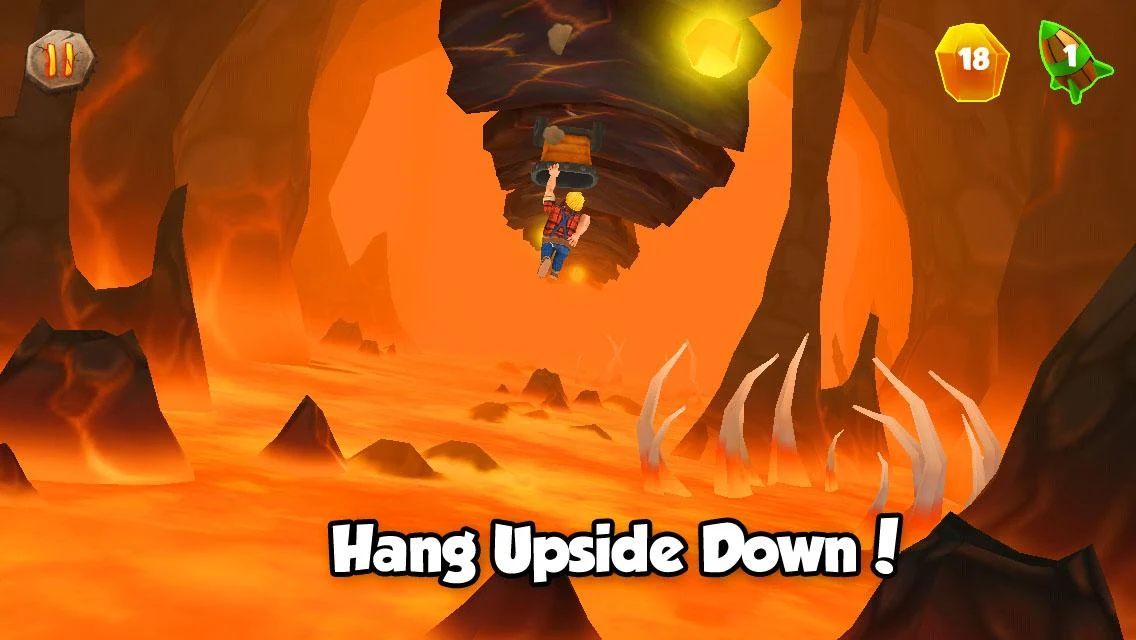  #Android   Greedy Dwarf, corri a più non posso tra gallerie e fiumi di lava!