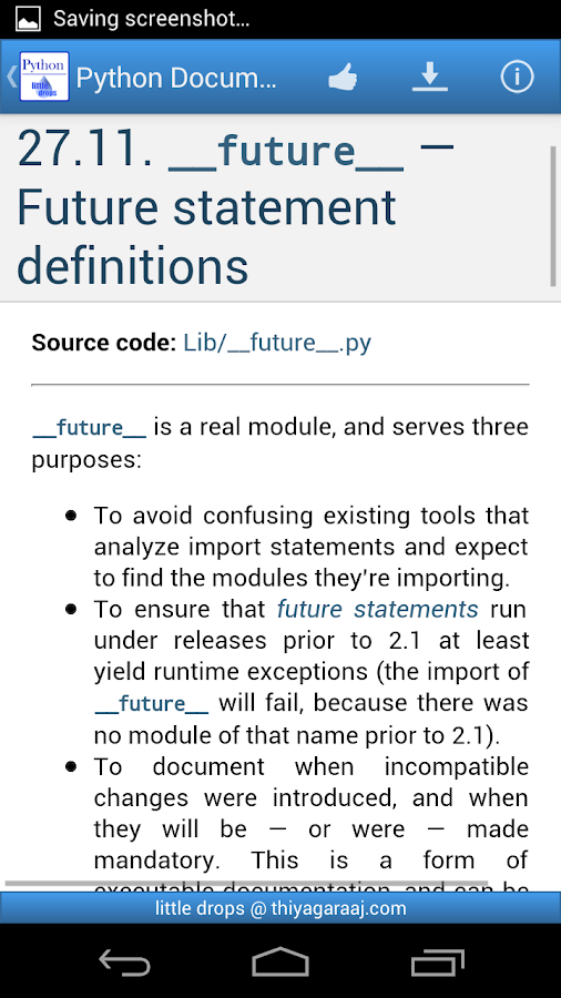 Python Documentation - Android Apps on Google Play