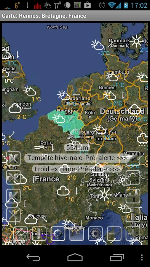   eWeather HD: Météo, Baromètre – Capture d'écran 