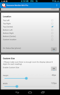 Resource Monitor Mini Pro - screenshot thumbnail