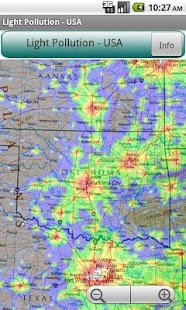 North American Light Pollution