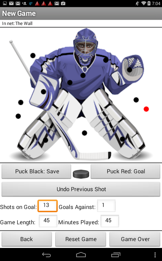 Hockey Goalie Shot Tracker - Android Apps on Google Play