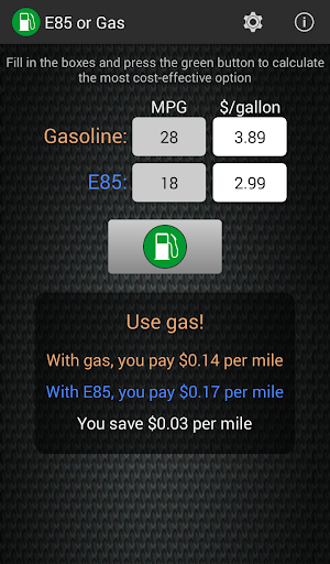 E85 or Gas Free