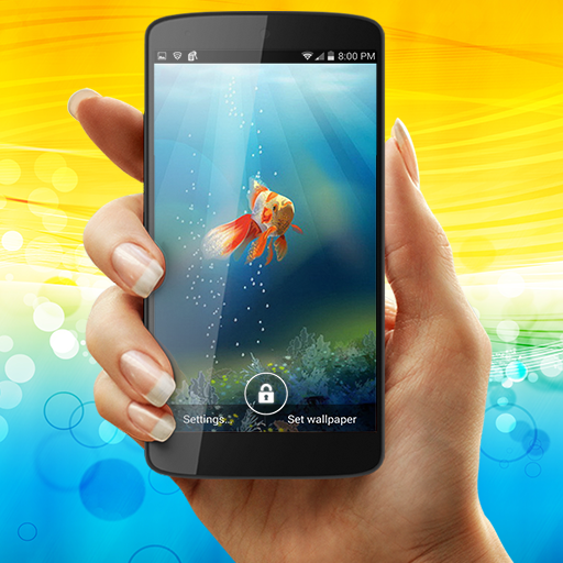 Goldfish in your Phone LWP 個人化 App LOGO-APP開箱王