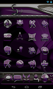 How to install Next Launcher Theme purple sna patch 2.33 apk for android
