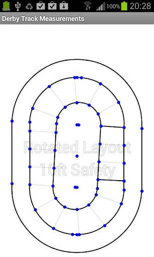 Roller Derby Track Layout