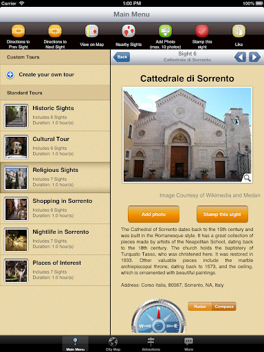 【免費旅遊App】Sorrento Map and Walks-APP點子