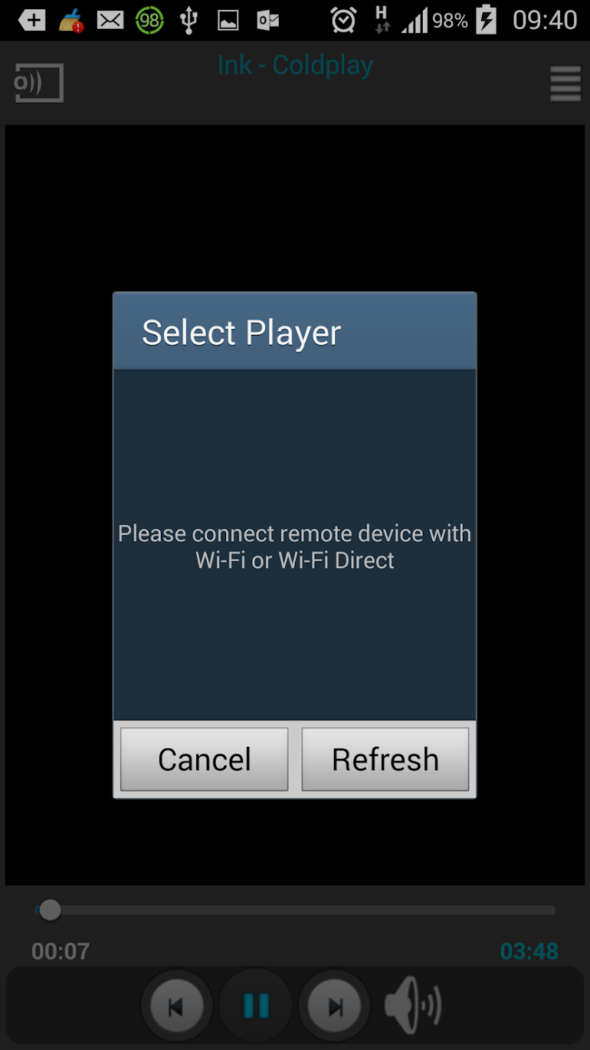 Media Player WiFi Direct Cast Screen 3