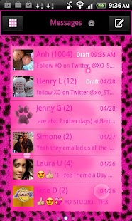 How to install Pink Cheetah theme GO SMS PRO patch 1.0 apk for laptop