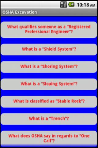 【免費書籍App】OSHA Reference: Excavation-APP點子