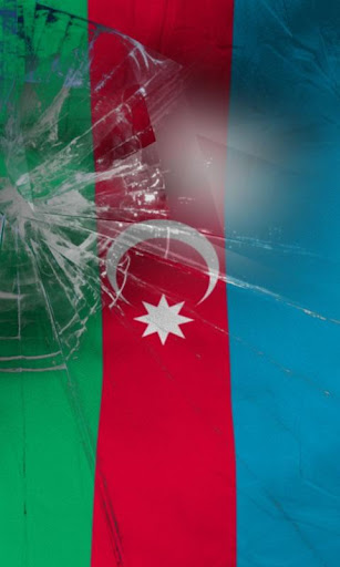 Azerbajian flag live wallpaper