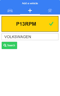 Android application Motdate TAX MOT reminder app screenshot