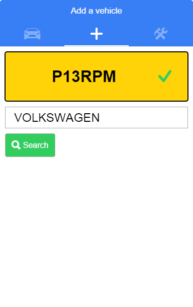 Motdate TAX MOT reminder app Screen 3