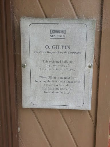 Oliver Gilpin Drapery Store Coal Creek