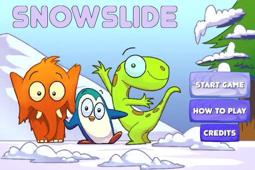 Winter Snow Family Slide Game