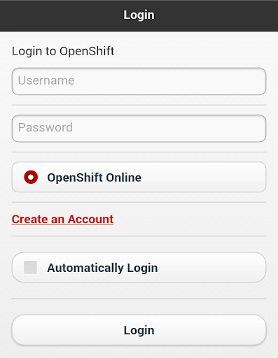 OpenShift Mobile