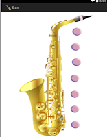 Virtual saxophone - online APK צילום מסך #1