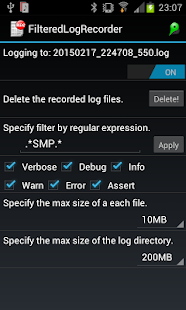 Download Filtered Log Recorder APK for Android