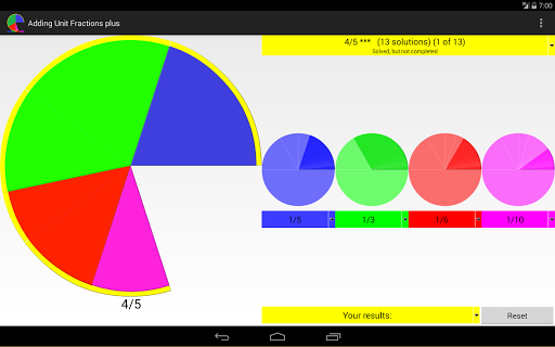 【免費教育App】Adding unit fractions +-APP點子