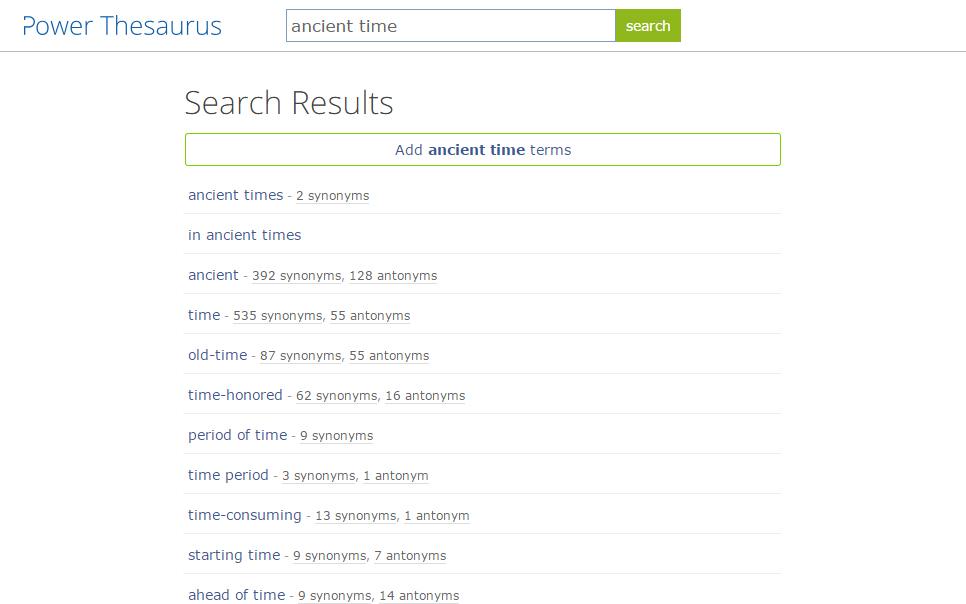 Power Thesaurus Free Android Apps on Google Play