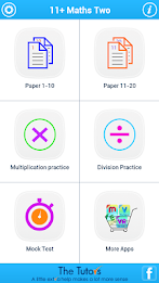 11+ Maths Two by The Tutors LE poster 2