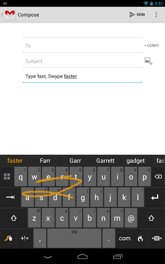 Swype Keyboard - screenshot