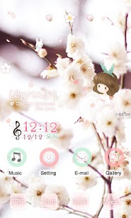 CUKI Themes CherryBlossom Girl