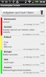 Stundenplan Deluxe Plus - screenshot thumbnail