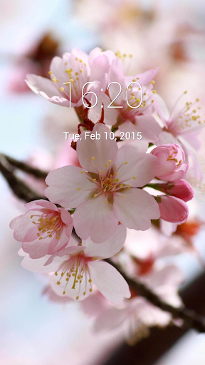 Nature Blossom Lock Screen