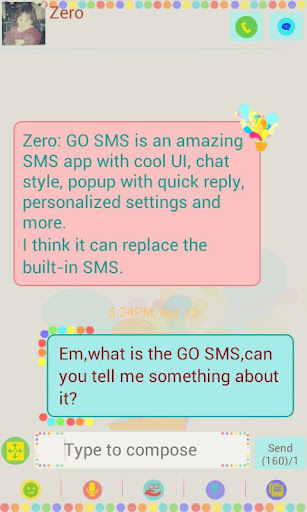ZHOPE GO SMS THEME