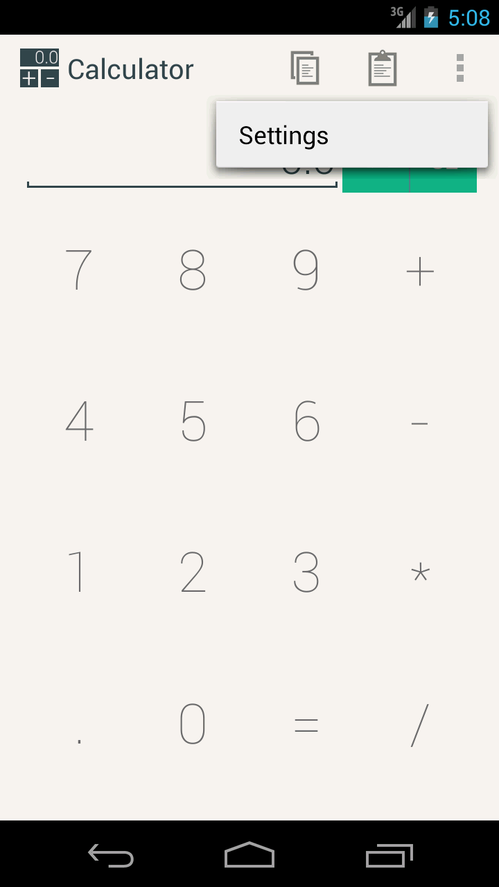 Magic Calculator Screen 2