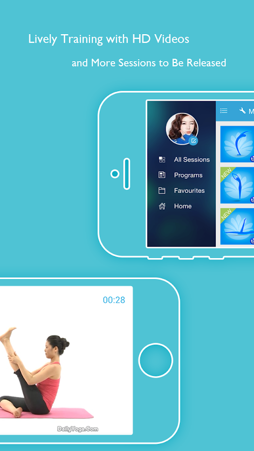 Daily Yoga Fitness OntheGo screenshot
