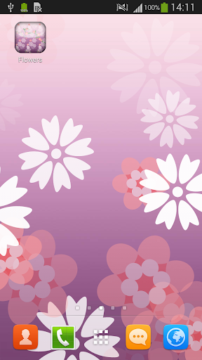 Flower Live Wallpaper for S4