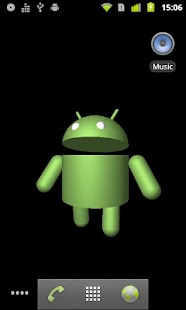 Androidアプリ Dancing Robot Music LWP のスクリーンショット