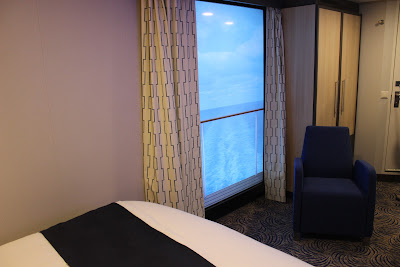 Balconies are so yesterday. Check out the balcony of the future - the virtual balcony. Live video is streamed to a special plasma screen located in your interior stateroom. Just don't try opening the balcony door.